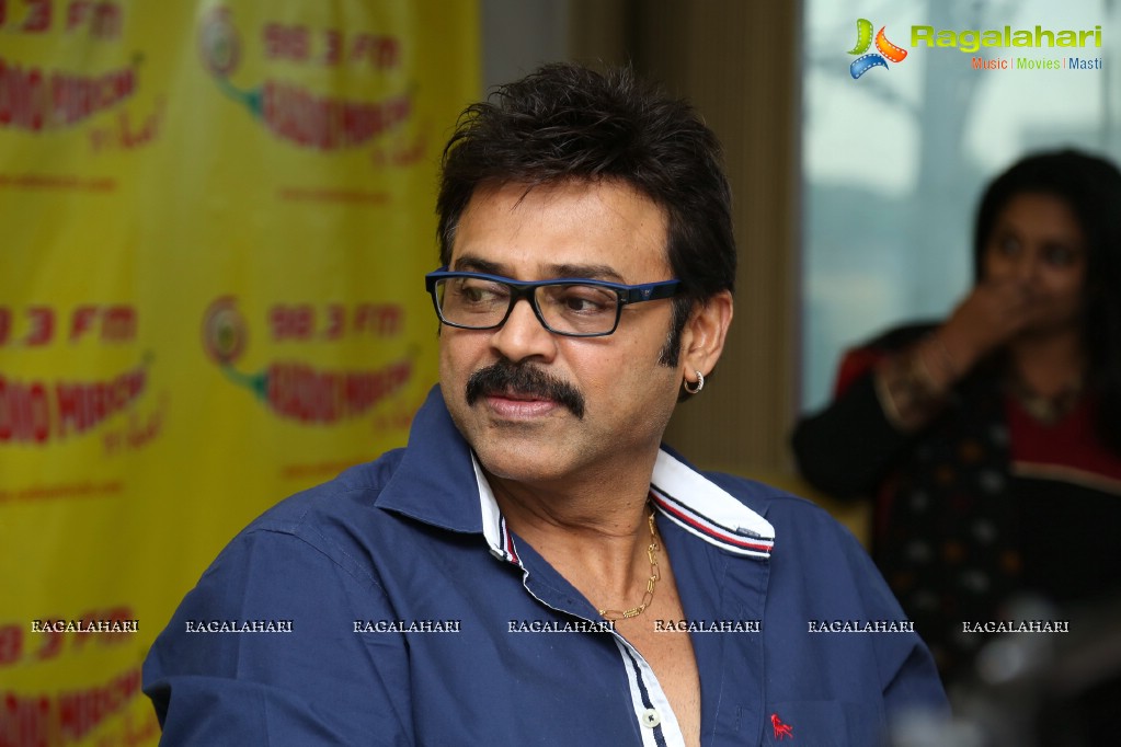 Venkatesh at Radio Mirchi