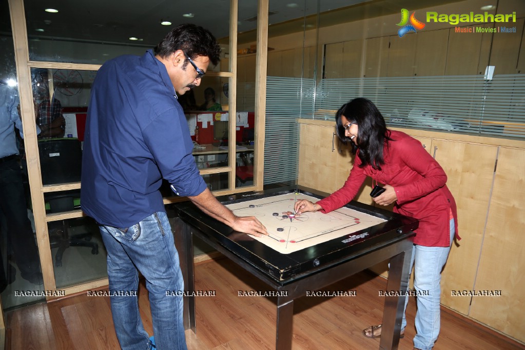 Venkatesh at Radio Mirchi