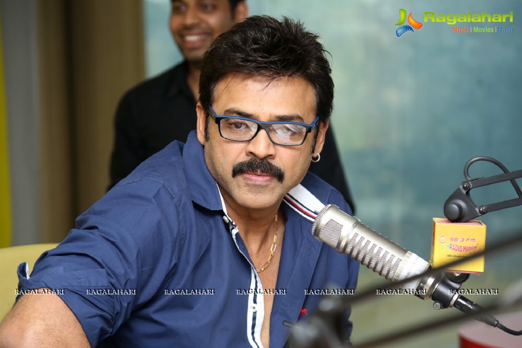 Venkatesh at Radio Mirchi