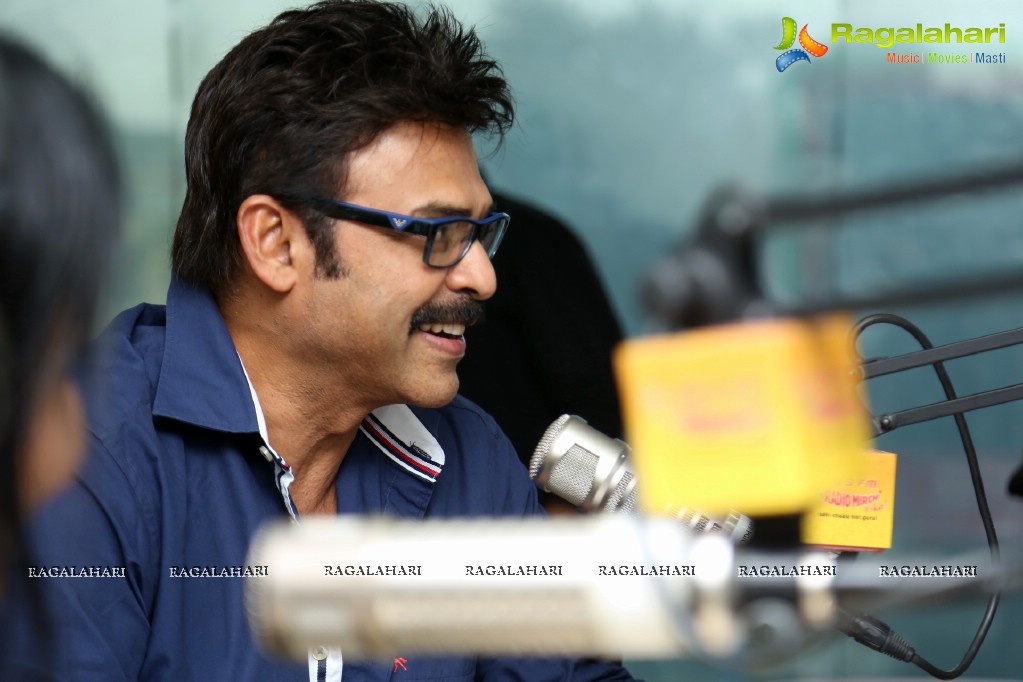 Venkatesh at Radio Mirchi