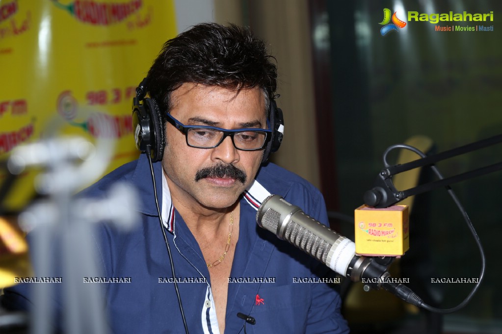 Venkatesh at Radio Mirchi