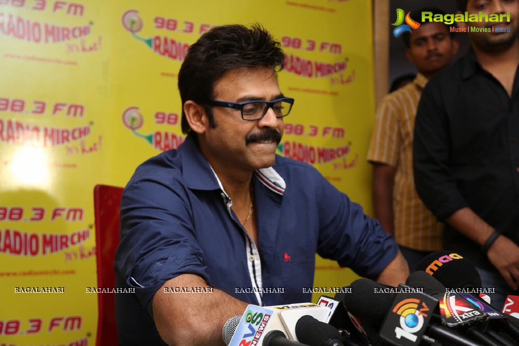 Venkatesh at Radio Mirchi