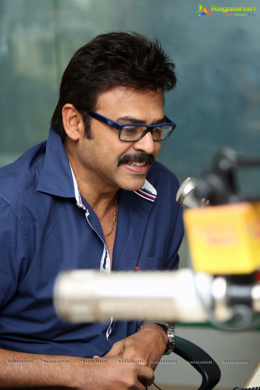 Venkatesh at Radio Mirchi