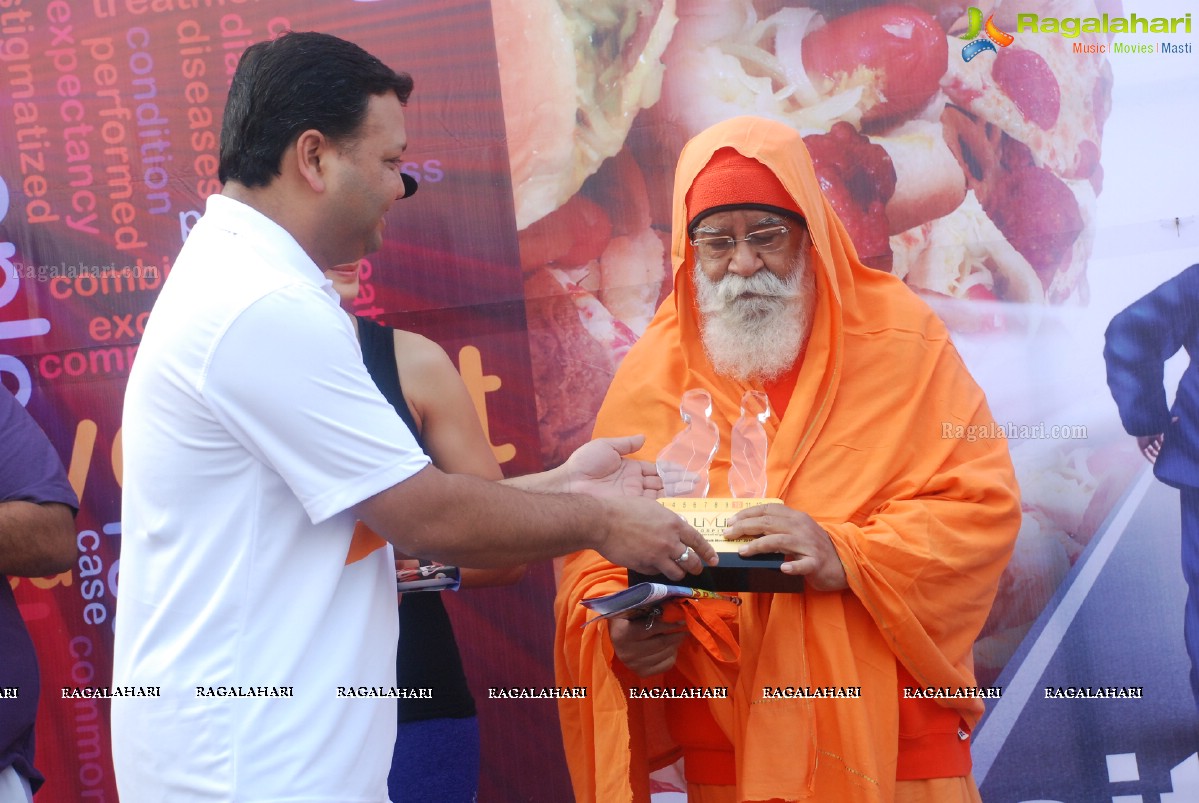 Anti Obesity Walk Launch by Mahender Reddy and Shilpa Reddy