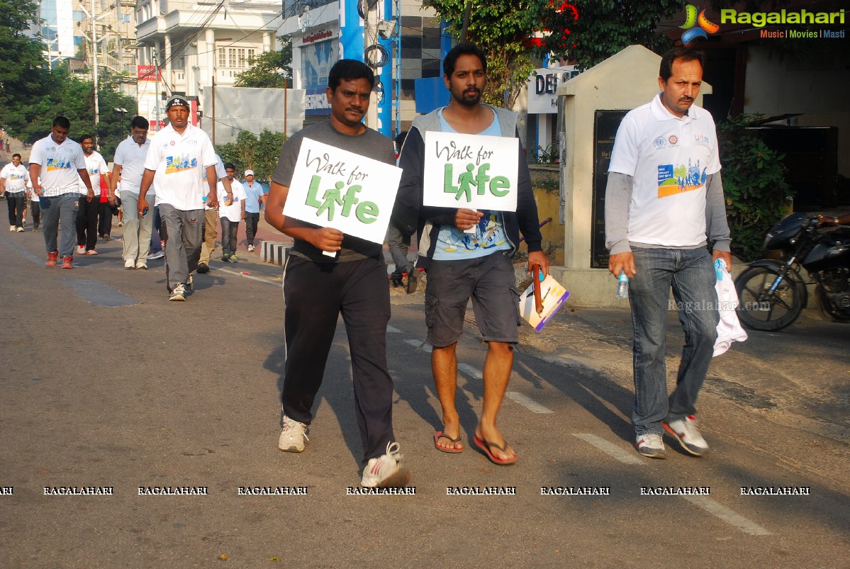 Anti Obesity Walk Launch by Mahender Reddy and Shilpa Reddy