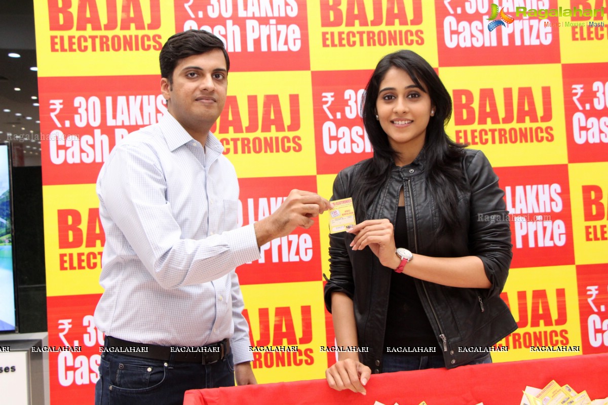 Regina announced the Lucky Winner of Bajaj Electronics at Forum Mall, Hyderabad