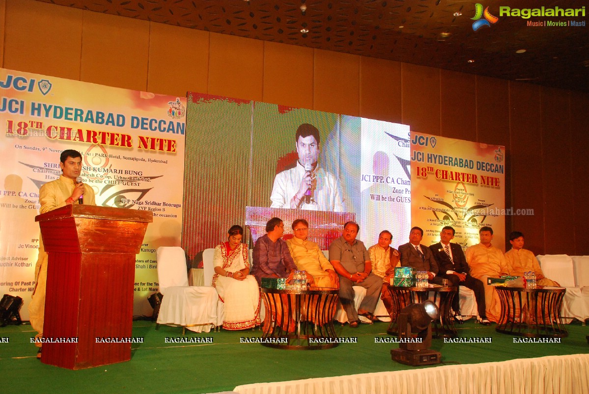 JCI 18th Charter Nite with Bengali Theme at The Park, Hyderabad