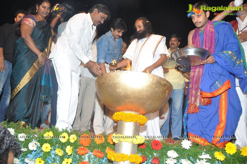 Pawan Kalyan at Bhakti TV Koti Deepothsavam Event