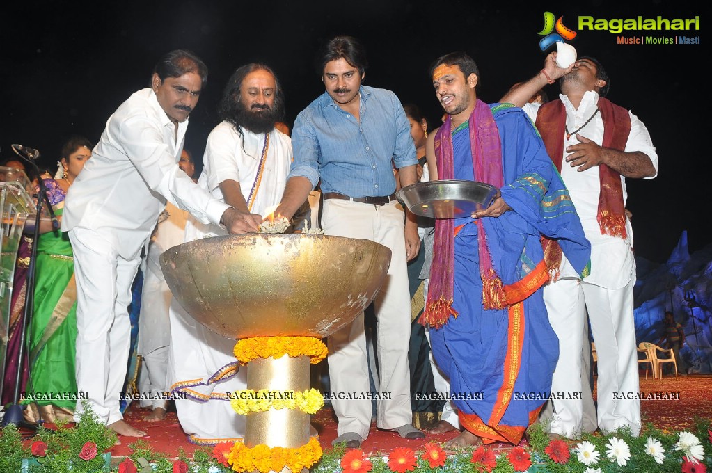 Pawan Kalyan at Bhakti TV Koti Deepothsavam Event