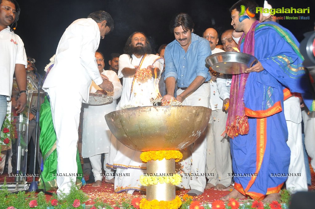 Pawan Kalyan at Bhakti TV Koti Deepothsavam Event