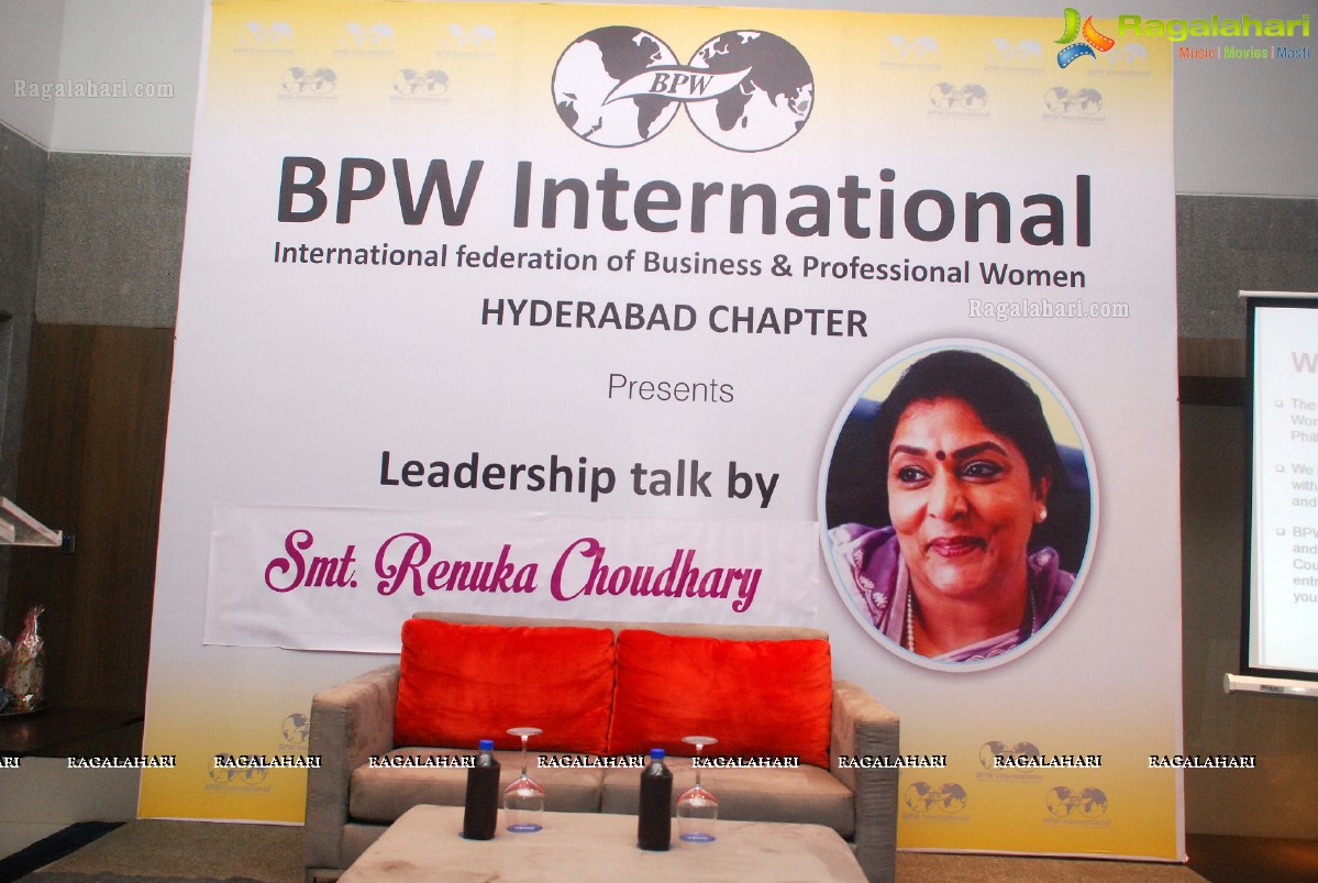 BPW International Chapter - Leadership talk by Ms Renuka Chowdhury