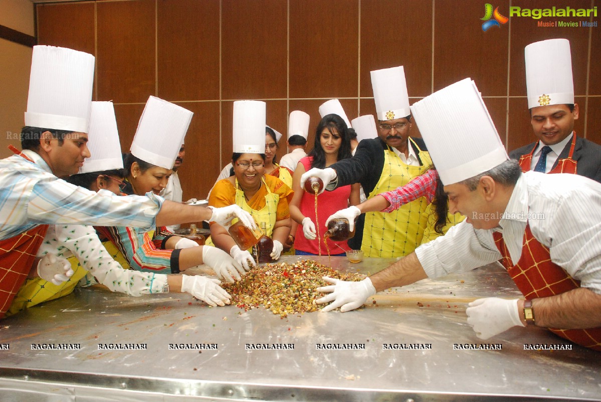 Christmas Cake Mixing Ceremony 2014 at Hotel Manohar, Hyderabad