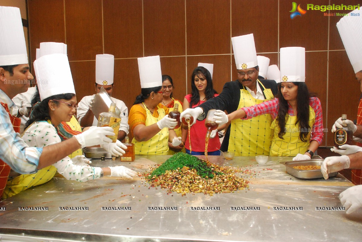 Christmas Cake Mixing Ceremony 2014 at Hotel Manohar, Hyderabad