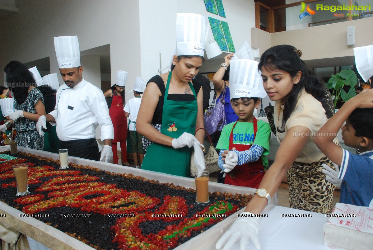 Christmas Cake Mixing Ceremony 2014 at Radisson Blu, Hyderabad