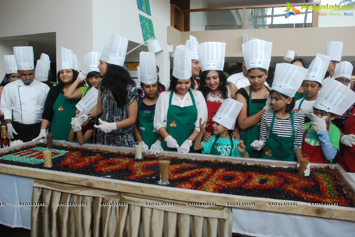 Christmas Cake Mixing Ceremony 2014 at Radisson Blu, Hyderabad