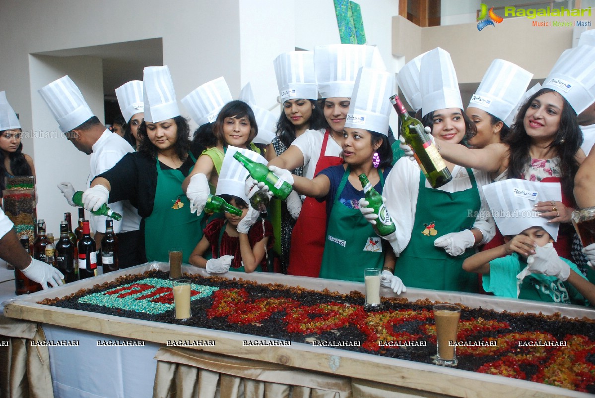 Christmas Cake Mixing Ceremony 2014 at Radisson Blu, Hyderabad