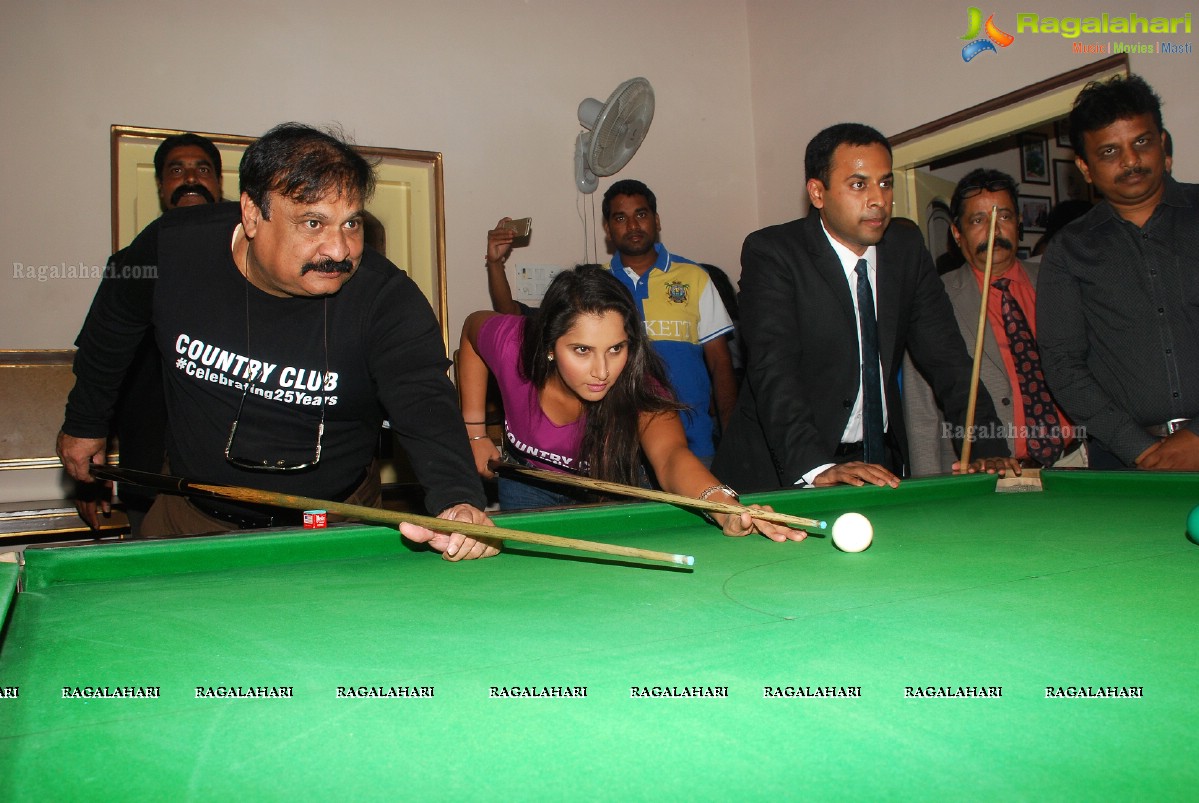 Sania Mirza inaugurates Country Club at Begumpet, Hyderabad