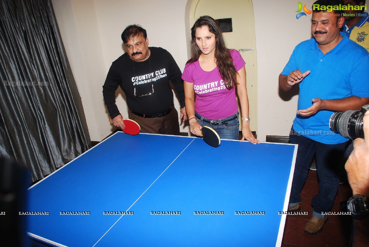 Sania Mirza inaugurates Country Club at Begumpet, Hyderabad
