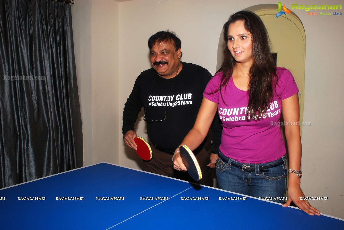 Sania Mirza inaugurates Country Club at Begumpet, Hyderabad