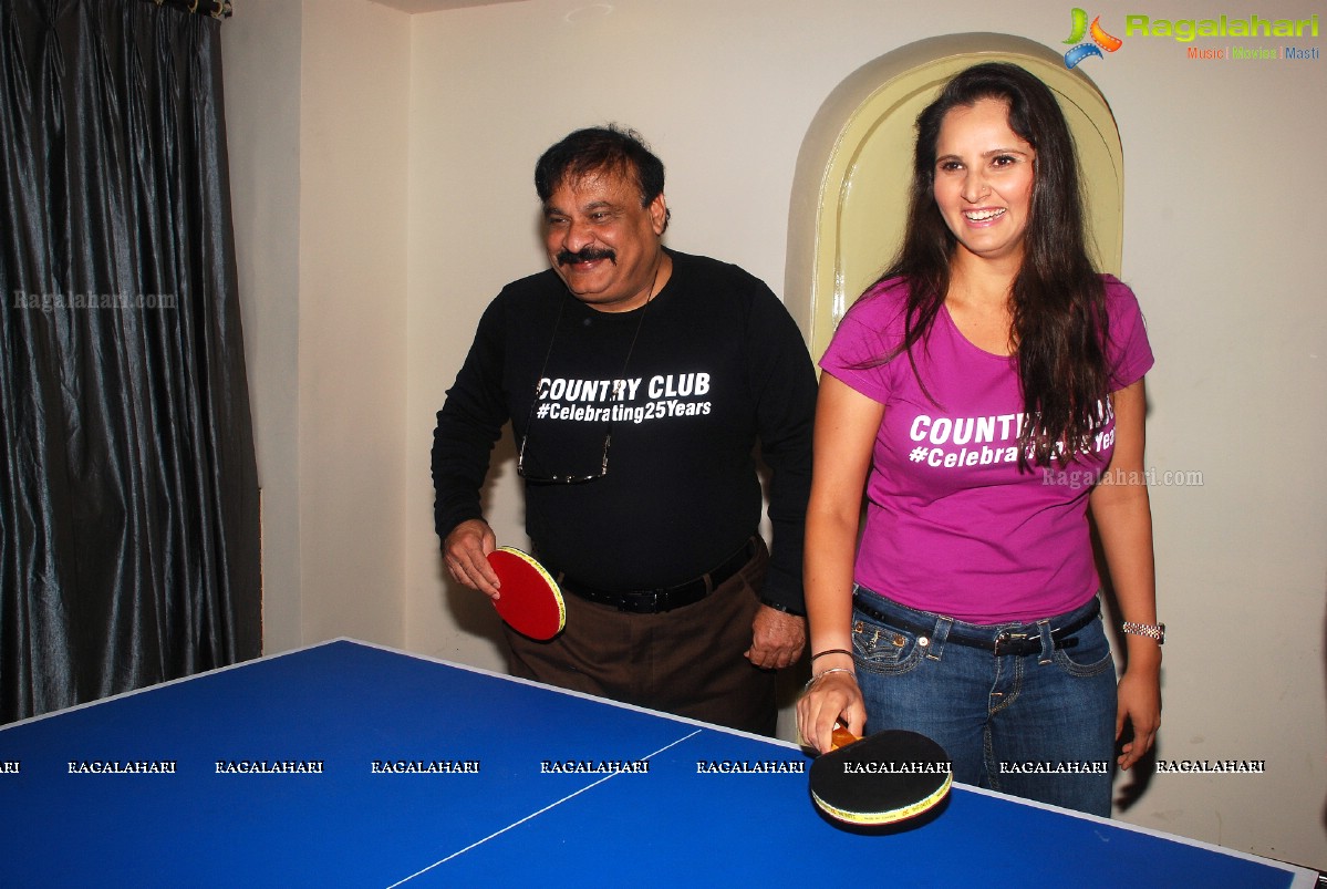 Sania Mirza inaugurates Country Club at Begumpet, Hyderabad