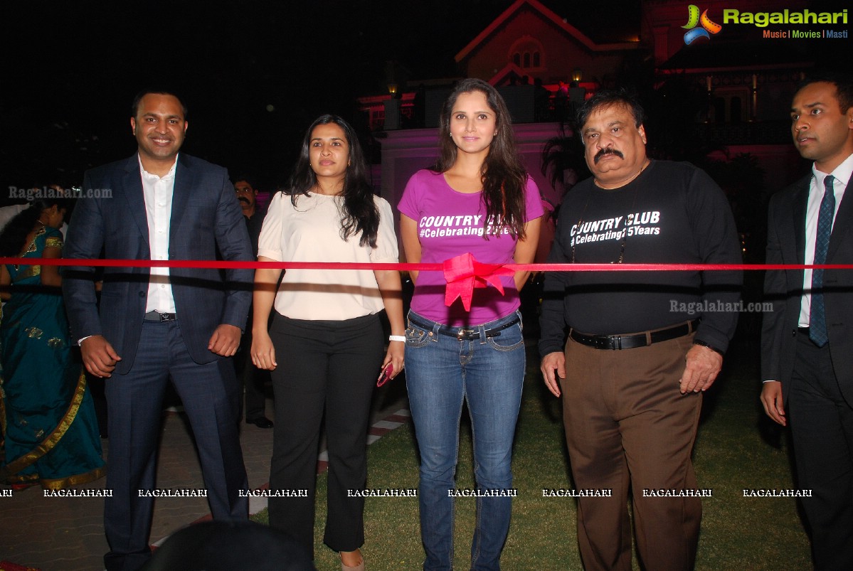 Sania Mirza inaugurates Country Club at Begumpet, Hyderabad