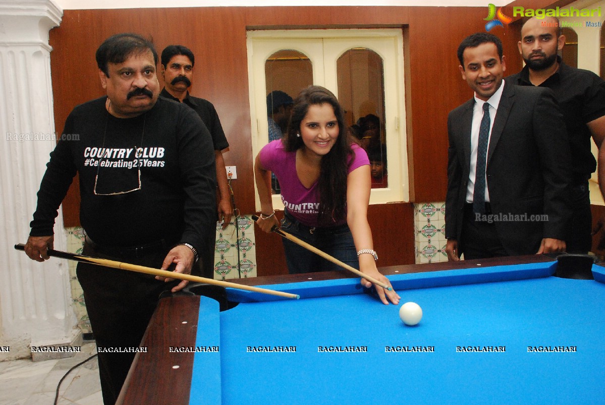 Sania Mirza inaugurates Country Club at Begumpet, Hyderabad