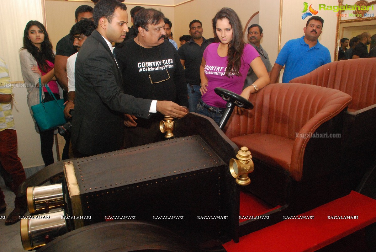 Sania Mirza inaugurates Country Club at Begumpet, Hyderabad