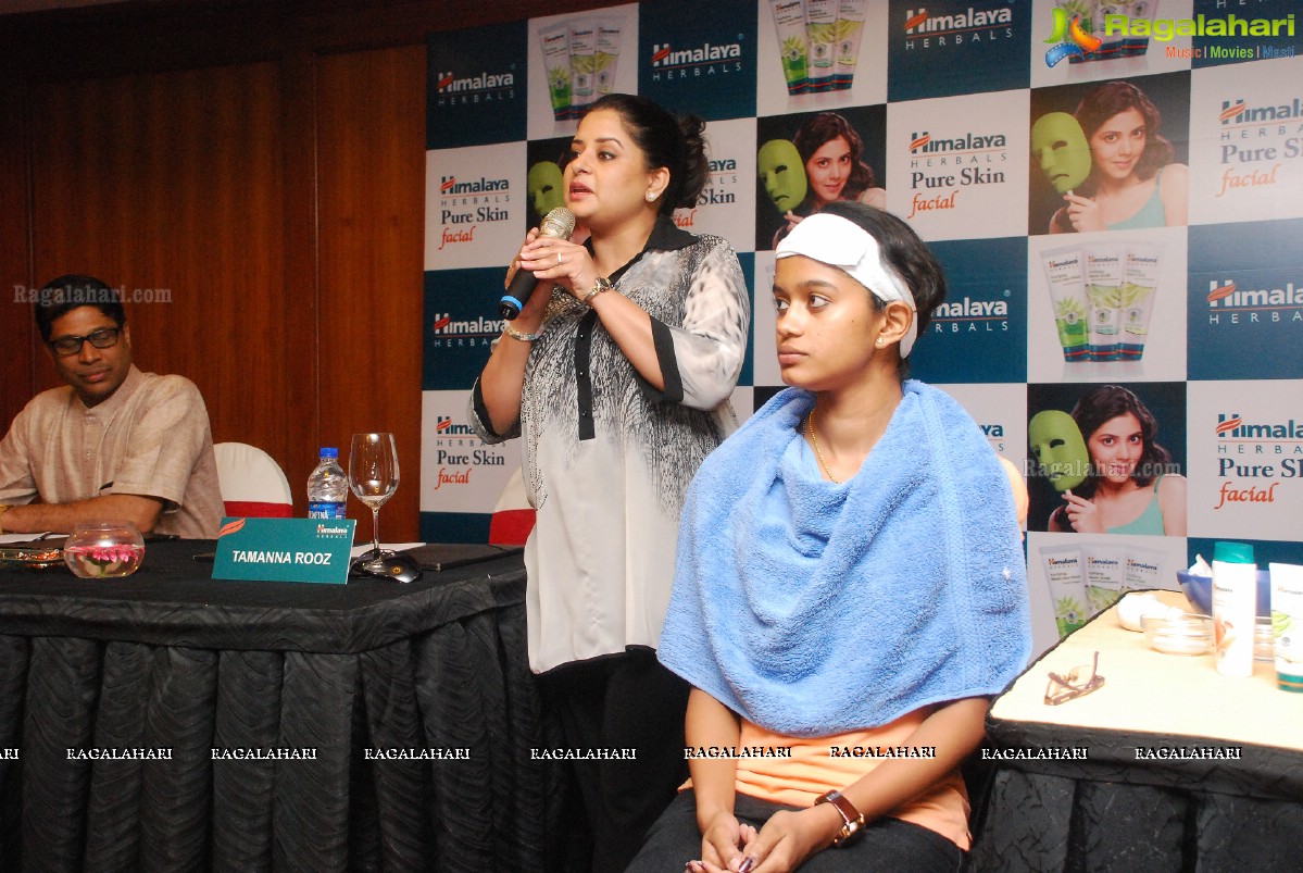 Himalaya Pure Skin Facial Launch in Hyderabad