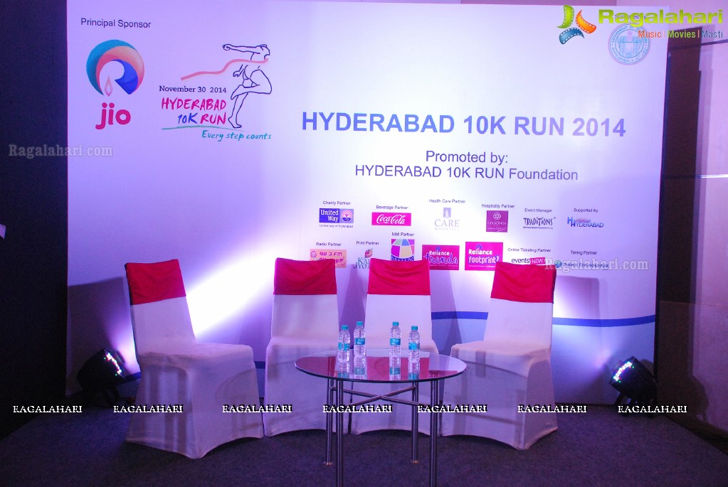 Hyderabad 10K Run 2014 Press Meet