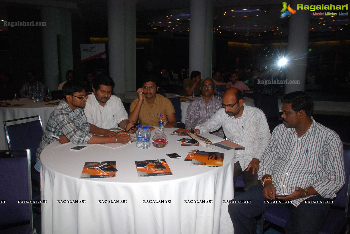 Jindal Panther Press Meet at Hotel Avasa, Hyderabad 