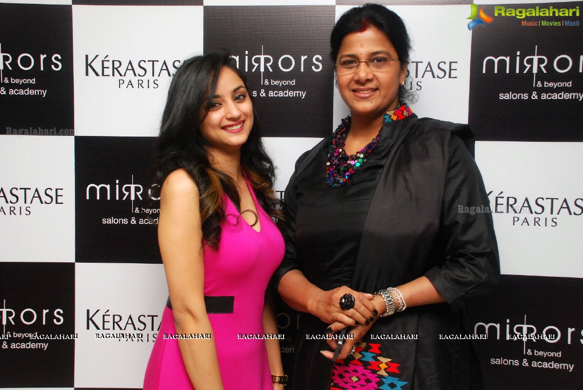 Kerastase Launch at Mirrors Spa and Salon, Hyderabad