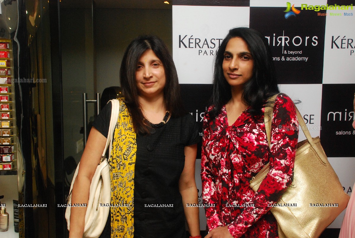 Kerastase Launch at Mirrors Spa and Salon, Hyderabad