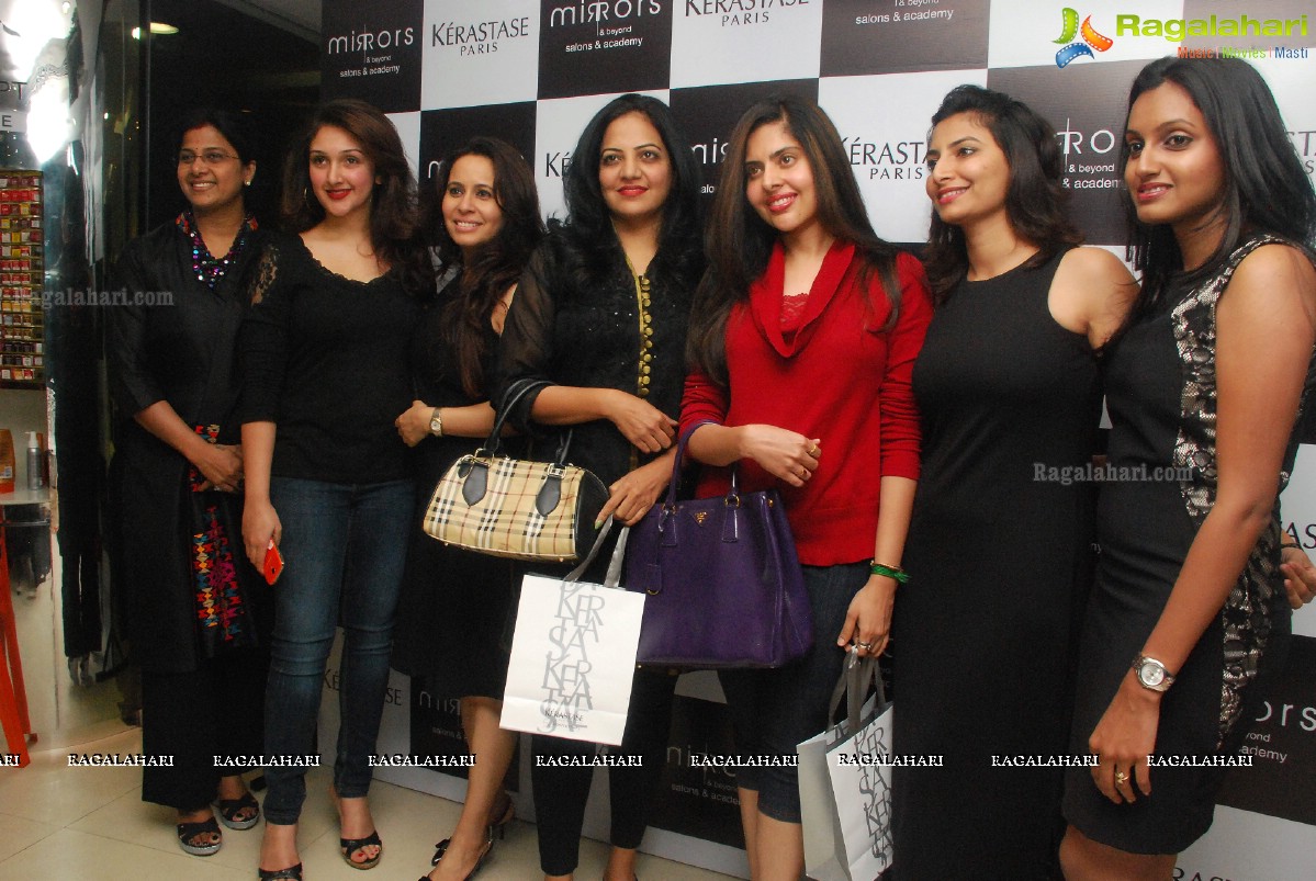 Kerastase Launch at Mirrors Spa and Salon, Hyderabad