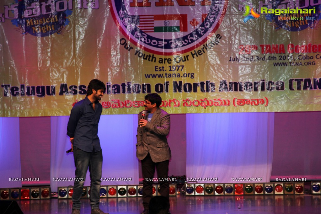 Naga Shaurya at TANA Hudhud Campaign, USA