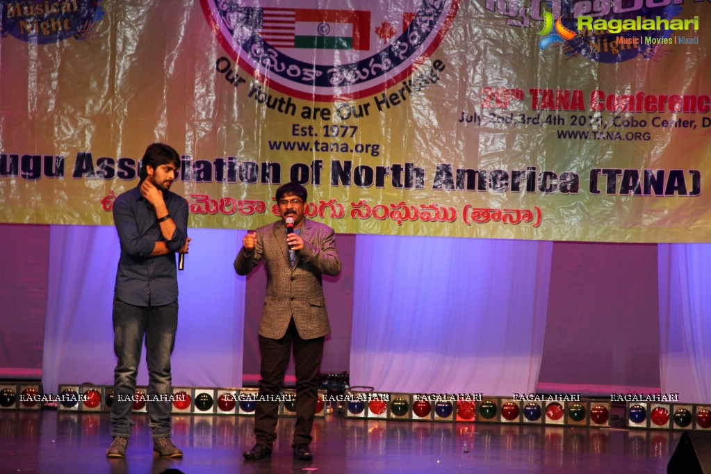 Naga Shaurya at TANA Hudhud Campaign, USA