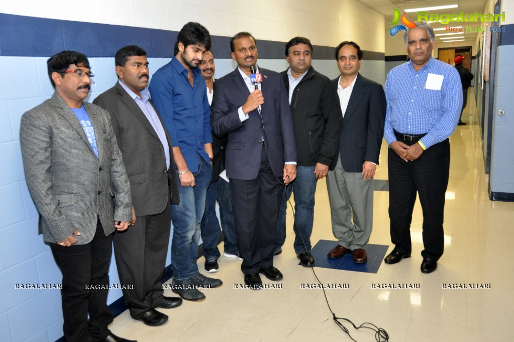 Naga Shaurya at TANA Hudhud Campaign, USA