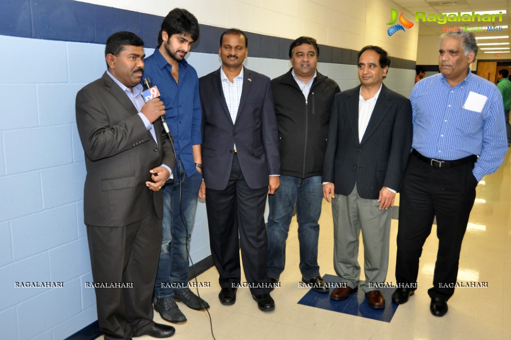 Naga Shaurya at TANA Hudhud Campaign, USA