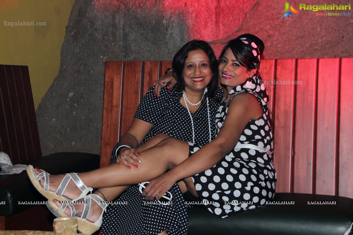 Phankaar's Retro Theme Party (Polka Dots) at Heart Cup Cafe, Hyderabad