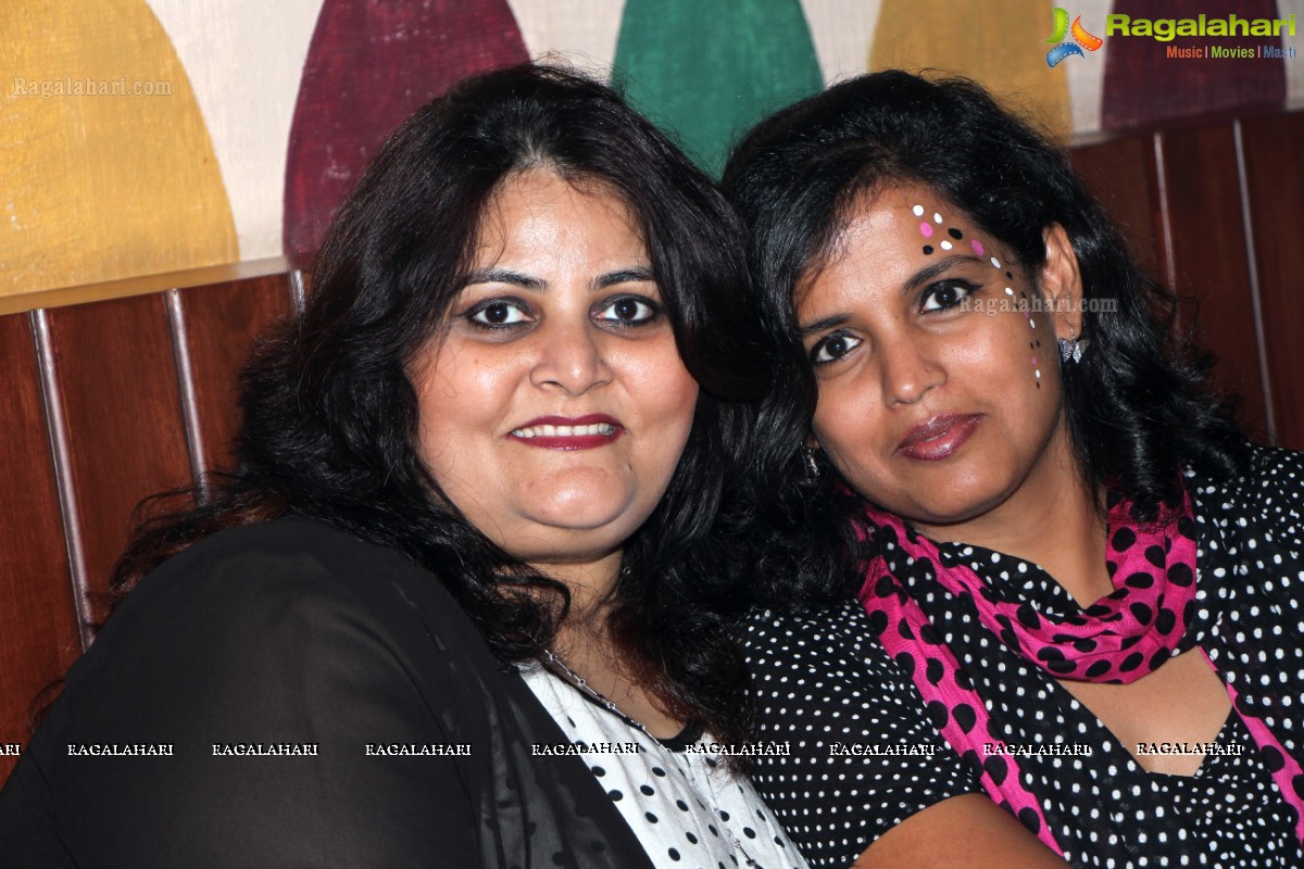 Phankaar's Retro Theme Party (Polka Dots) at Heart Cup Cafe, Hyderabad