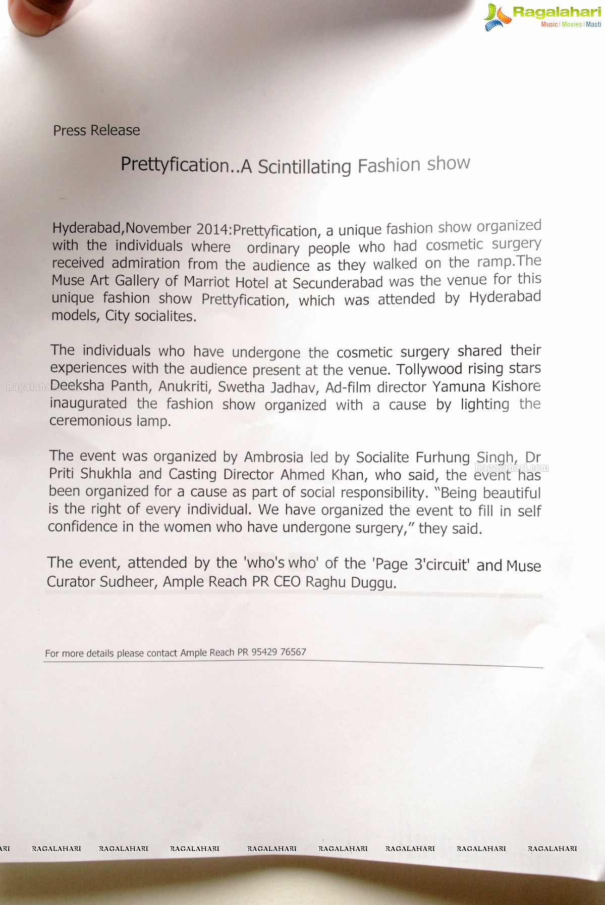 Prettyfication - A Scintillating Fashion show