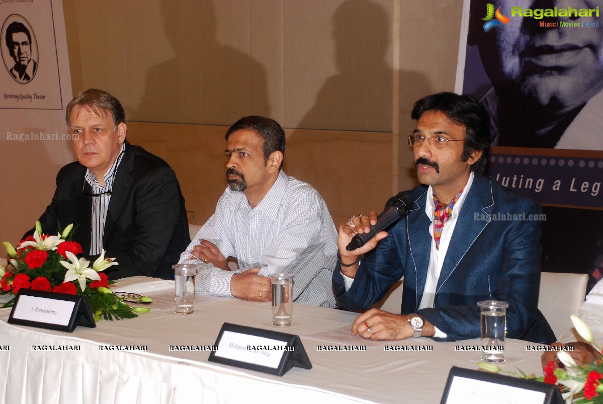 Qadir Ali Baig Theatre Festival Press Meet (Nov 2014), Hyderabad