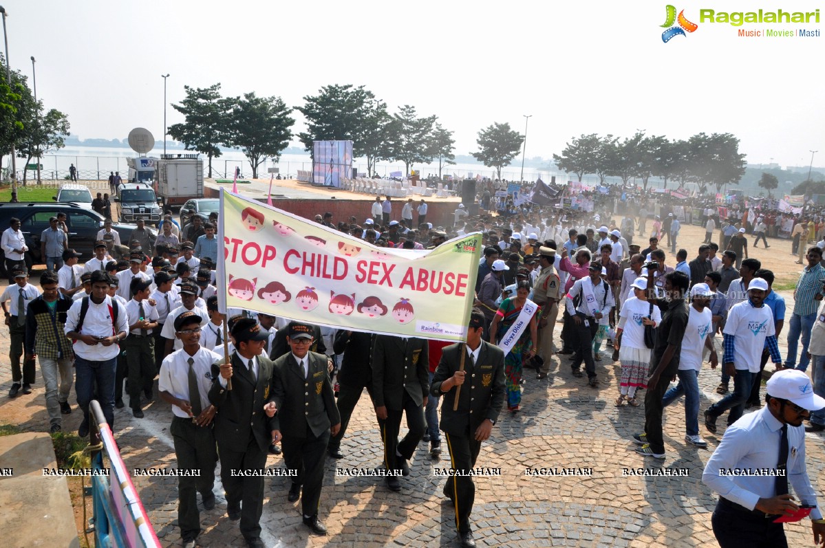 Children CID Telangana - Children Rally and Program Against Child Sex Abuse