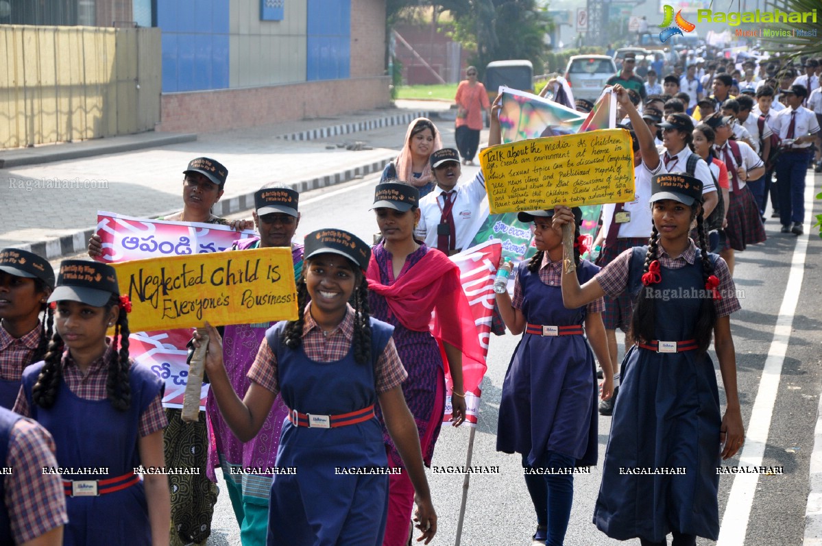 Children CID Telangana - Children Rally and Program Against Child Sex Abuse