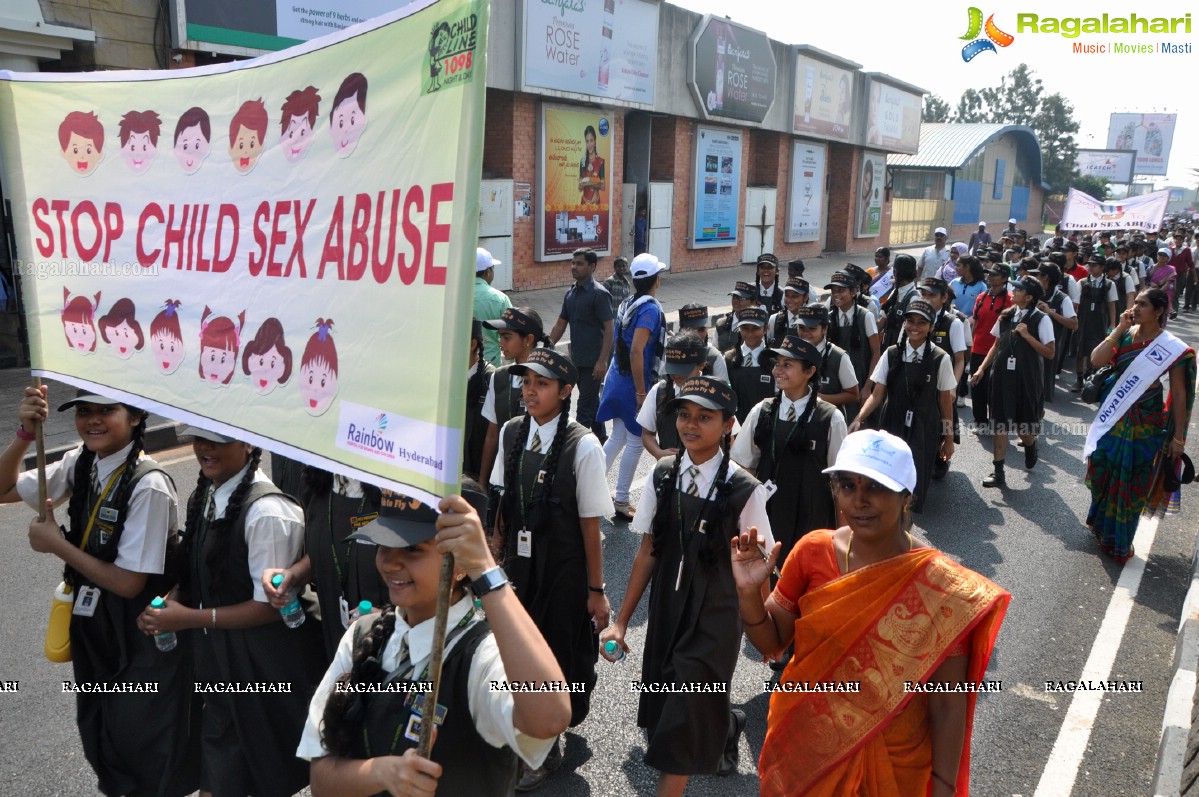 Children CID Telangana - Children Rally and Program Against Child Sex Abuse