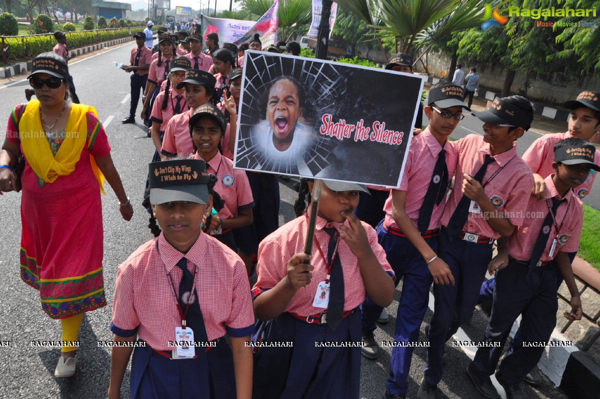 Children CID Telangana - Children Rally and Program Against Child Sex Abuse