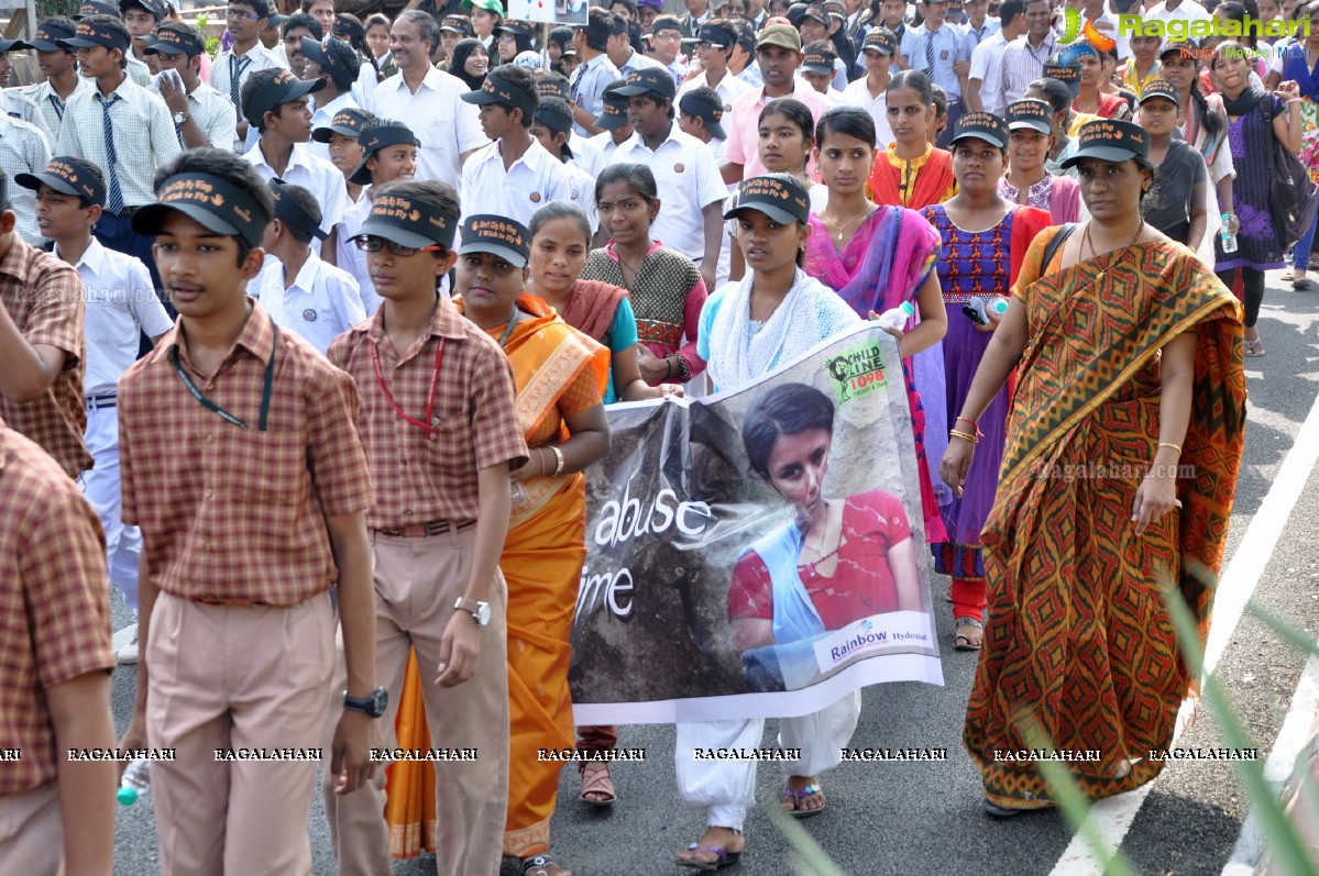 Children CID Telangana - Children Rally and Program Against Child Sex Abuse