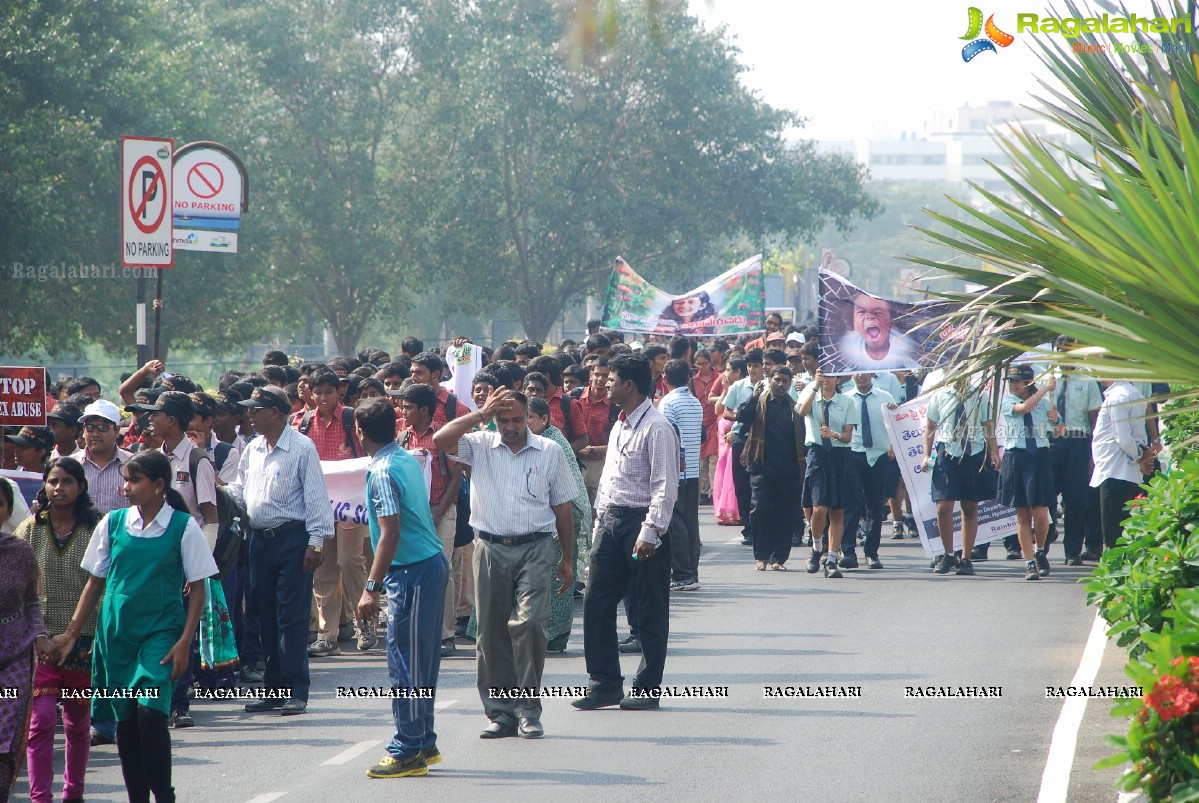 Children CID Telangana - Children Rally and Program Against Child Sex Abuse