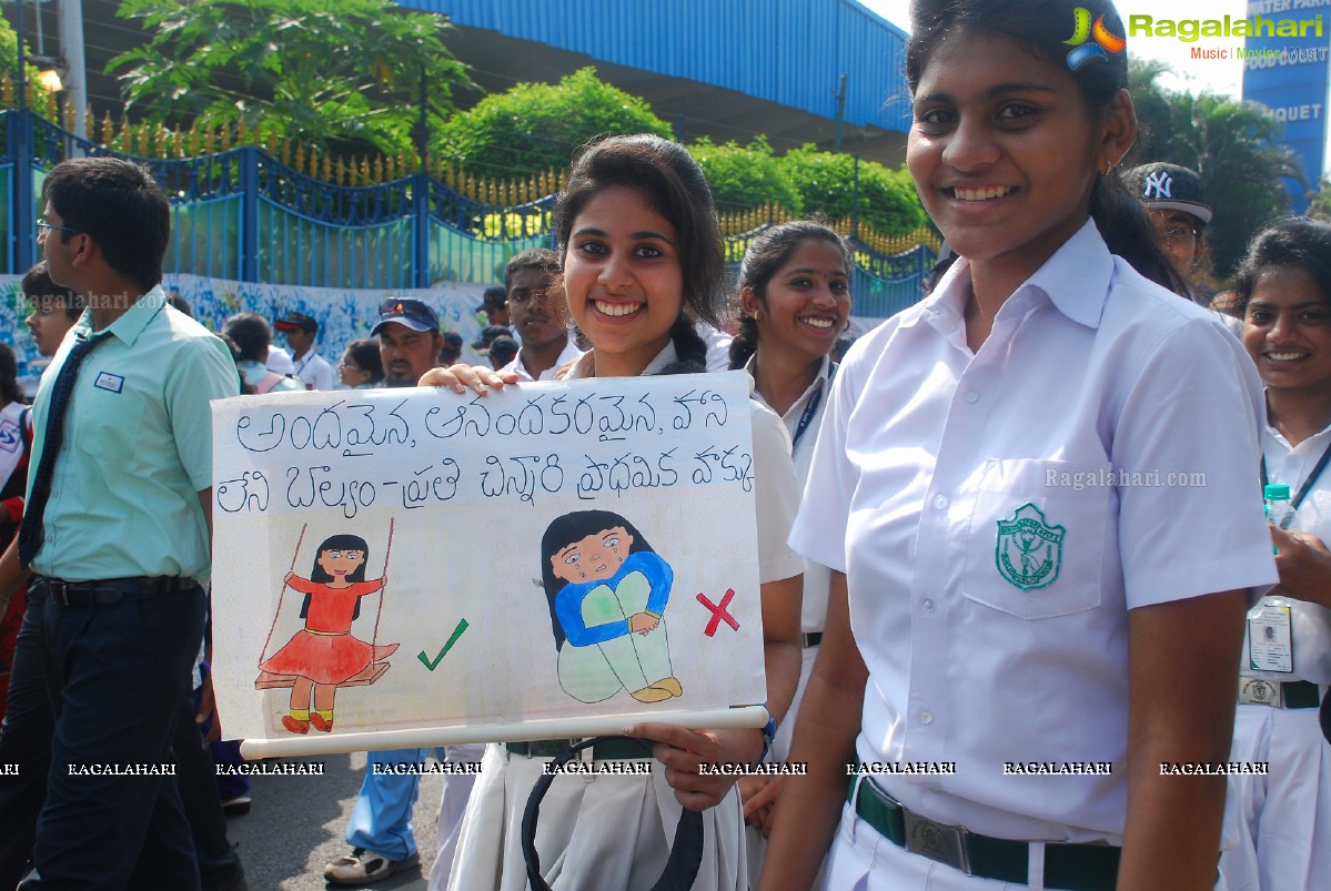 Children CID Telangana - Children Rally and Program Against Child Sex Abuse