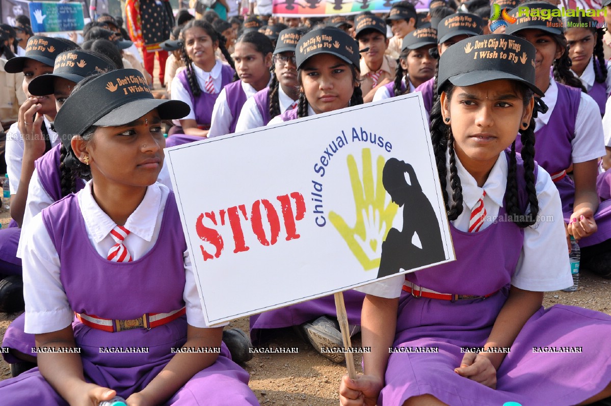 Children CID Telangana - Children Rally and Program Against Child Sex Abuse