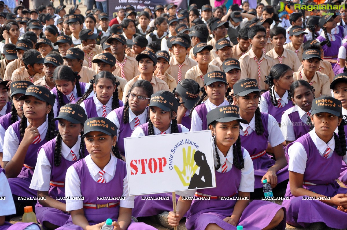 Children CID Telangana - Children Rally and Program Against Child Sex Abuse